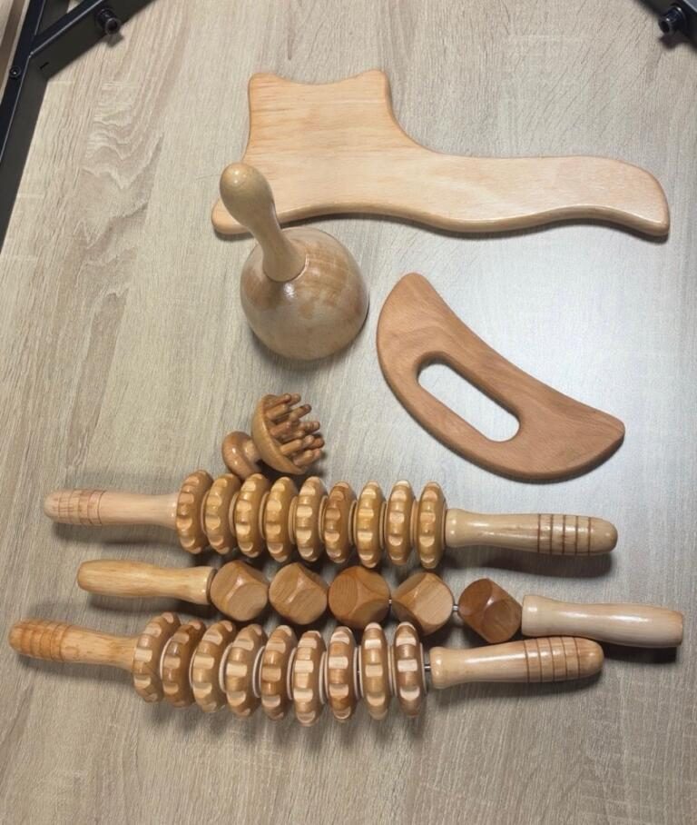 Les outils en bois utilisés en madérothérapie